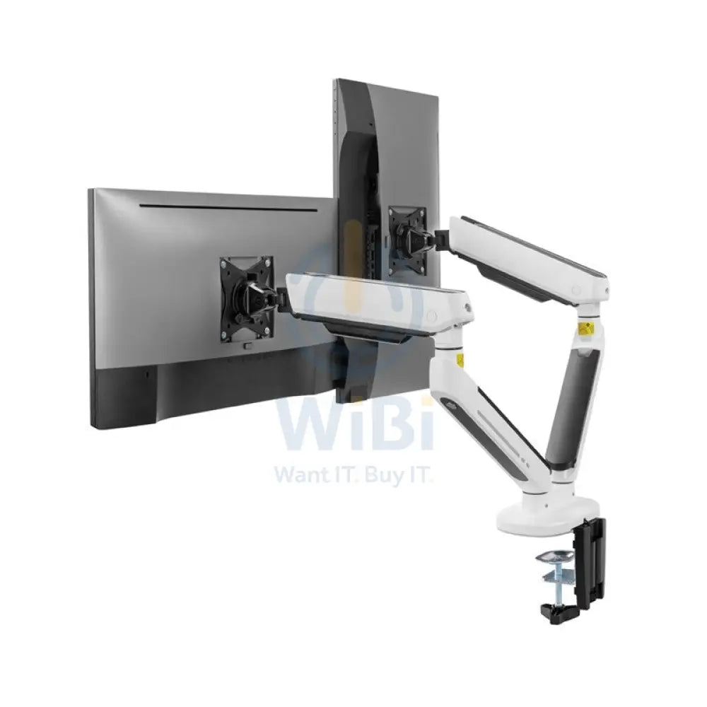 Twisted Minds Dual Monitor Arm Stand - 17’’-32’’ Inch / 477mm / RGB / White Accessories > Other Accessories > Gaming