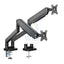Twisted Minds Dual Monitor Mechanical Spring Monitor Arm - Black (Fit Screen Size 17’’ - 35’’) Accessories > Other
