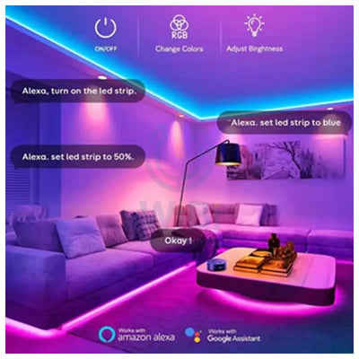 Twisted Minds Gaming Monitor LED Strip Light - LED / WiFi / 5 Meters / RGB / White Accessories > Other Accessories >