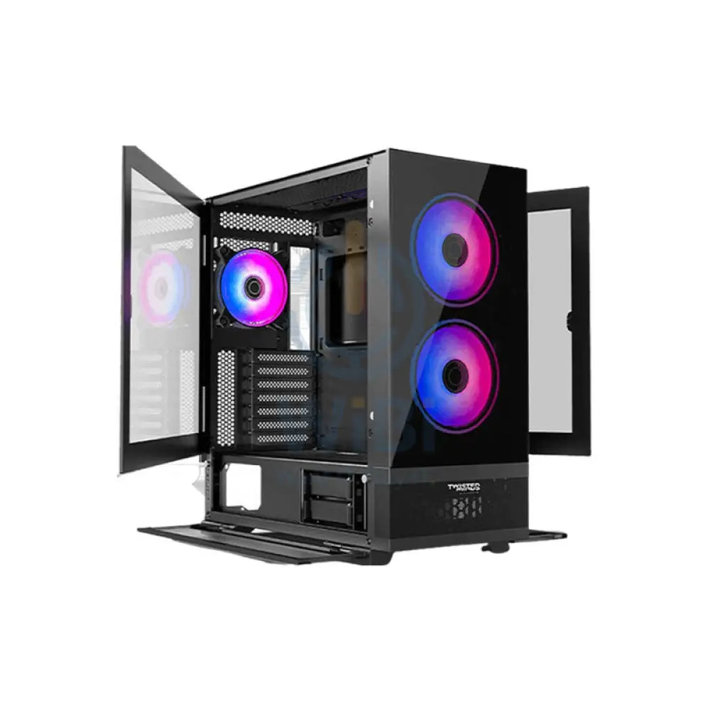 Twisted Minds Minimalist-04 Mid Tower ARGB Fan Gaming Case - 4 x 120mm / Black Accessories > Other Accessories > Gaming