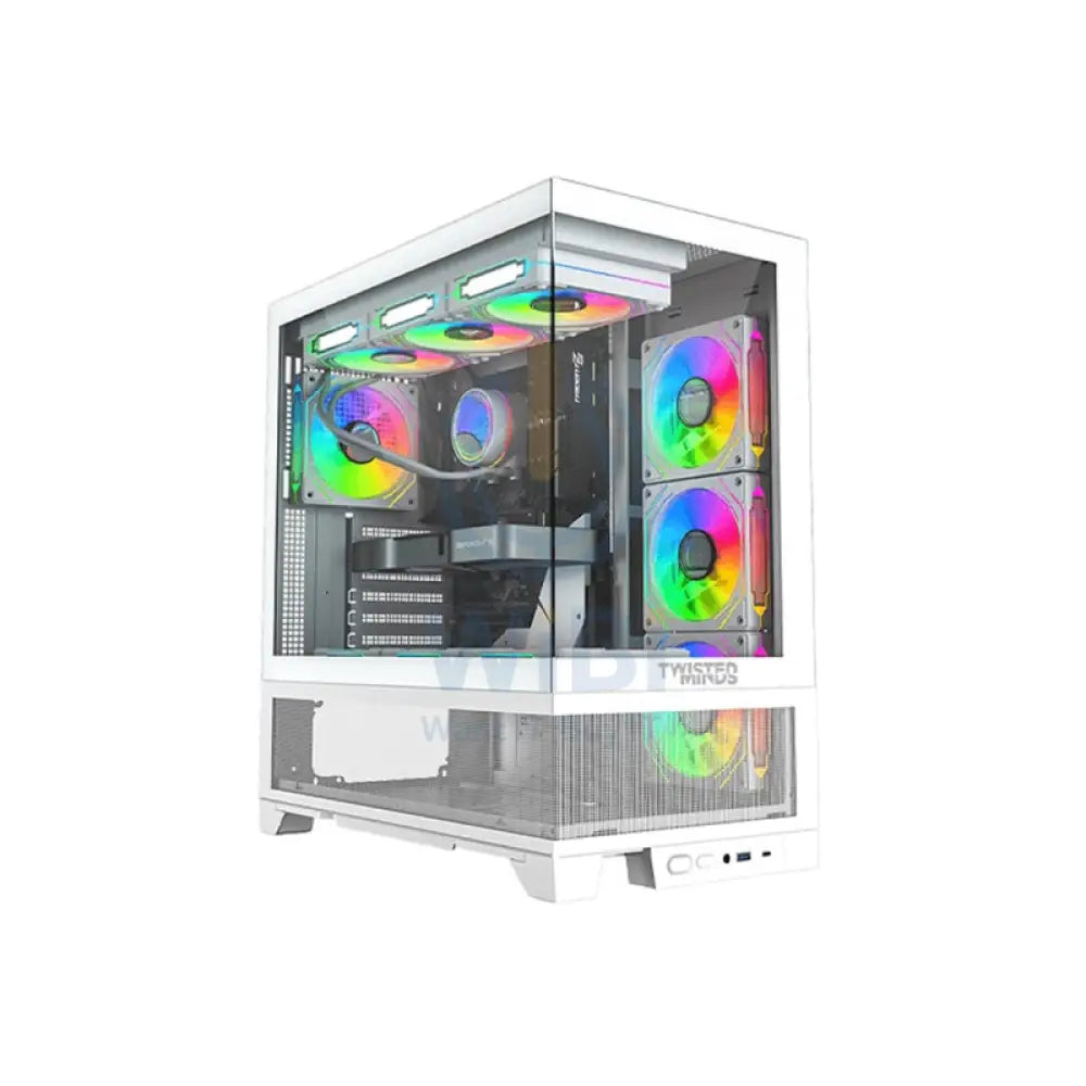Twisted Minds Phantek-07 Mid Tower ARGB Fan Gaming Case - 7 x 120mm / White Accessories > Other Accessories > Gaming