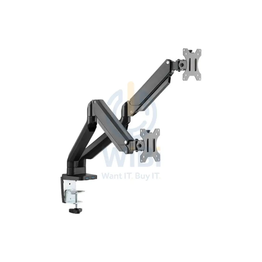 Twisted Minds Premium Dual Monitor Stand - 17’’-32’’ Inch / 445mm / Matte Black Accessories > Other Accessories >