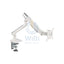 Twisted Minds Single Monitor Premium Slim Aluminum Spring Monitor Arm - 17’’-32’’ Inch / 479mm / Fine Texture White