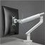 Twisted Minds Single Monitor Premium Slim Aluminum Spring Monitor Arm - 17’’-32’’ Inch / 479mm / Fine Texture White