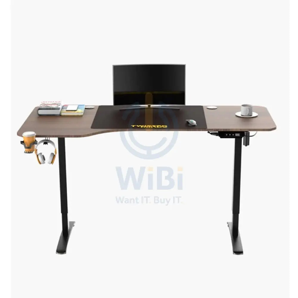 Twisted Minds T-Shaped Gaming Desk Electric-height adjustable - Right Accessories > Other Accessories > Gaming Zone