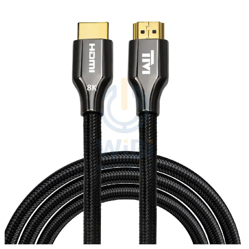 Twisted Minds Zinc Alloy 8k HDMI Cable - 48Gbps / 3 Meter / Black Accessories > Cables & Converters > HDMI Cables