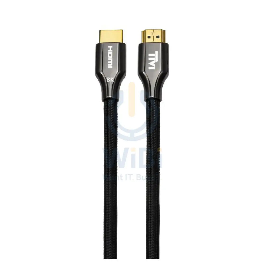 Twisted Minds Zinc Alloy 8k HDMI Cable - 48Gbps / 3 Meter / Black Accessories > Cables & Converters > HDMI Cables