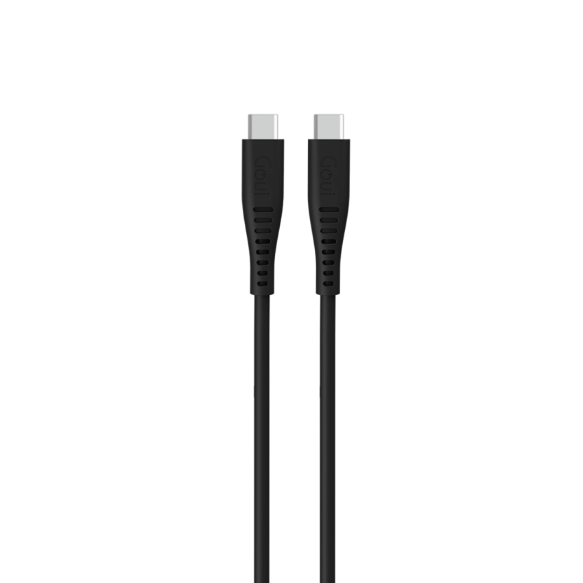 GOUI Silicon Cable - 1.5 Meter / USB-C / Black