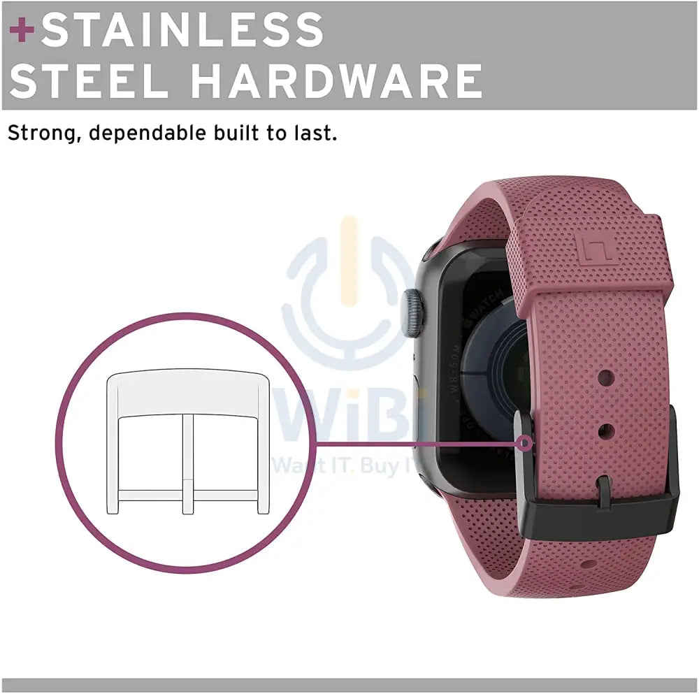 [U] by UAG Apple Watch 41/40/38mm DOT Silicone Strap - Dusty Rose Accessories > Smart Watches > Offer Zone