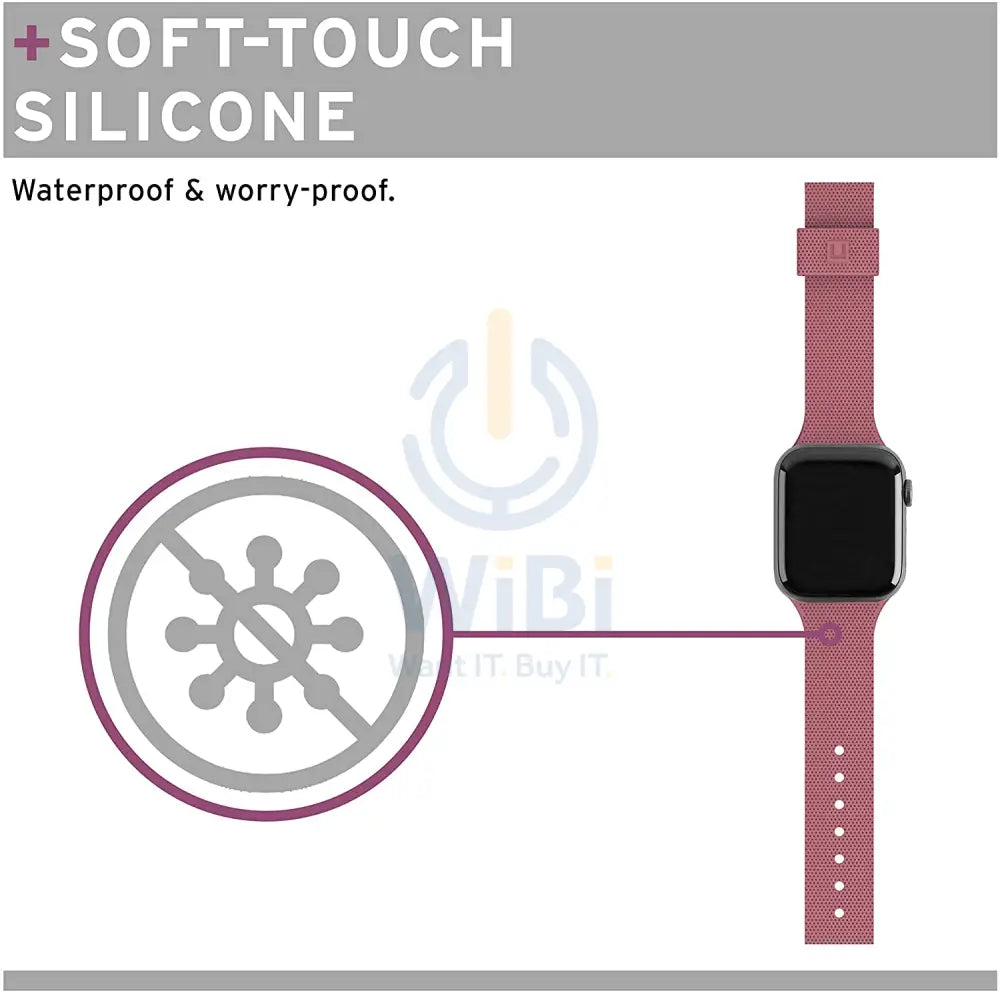 [U] by UAG Apple Watch 41/40/38mm DOT Silicone Strap - Dusty Rose Accessories > Smart Watches > Offer Zone