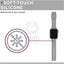 [U] by UAG Apple Watch 41/40/38mm DOT Silicone Strap - Grey Accessories > Smart Watches > Offer Zone
