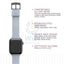 [U] by UAG Apple Watch 45/44/42mm/Ultra Aurora Strap - Soft Blue Accessories > Smart Watches > Straps