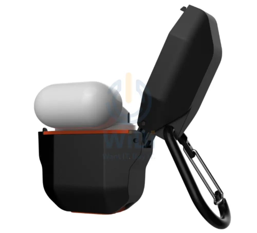 يو ايه جي ابل ايربودز  حافظة  أسود  برتقالي اكسسوارات  الصوت  سماعات الرأس