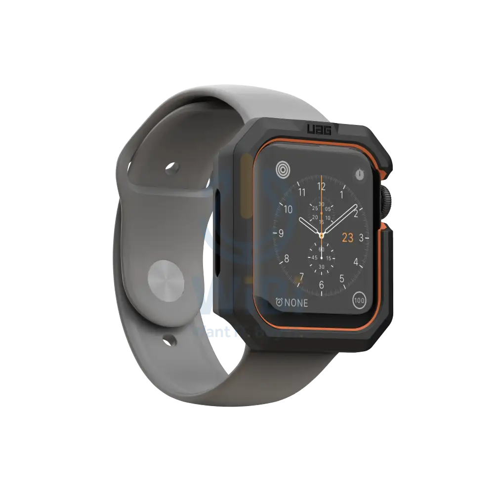 UAG Apple Watch 44mm Series 4/5/6/SE/SE2 Civilian Case - Black/Orange Accessories > Smart Watches > Offer Zone