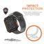 UAG Apple Watch 44mm Series 4/5/6/SE/SE2 Civilian Case - Black/Orange Accessories > Smart Watches > Offer Zone