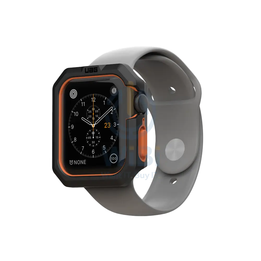 UAG Apple Watch 44mm Series 4/5/6/SE/SE2 Civilian Case - Black/Orange Accessories > Smart Watches > Offer Zone