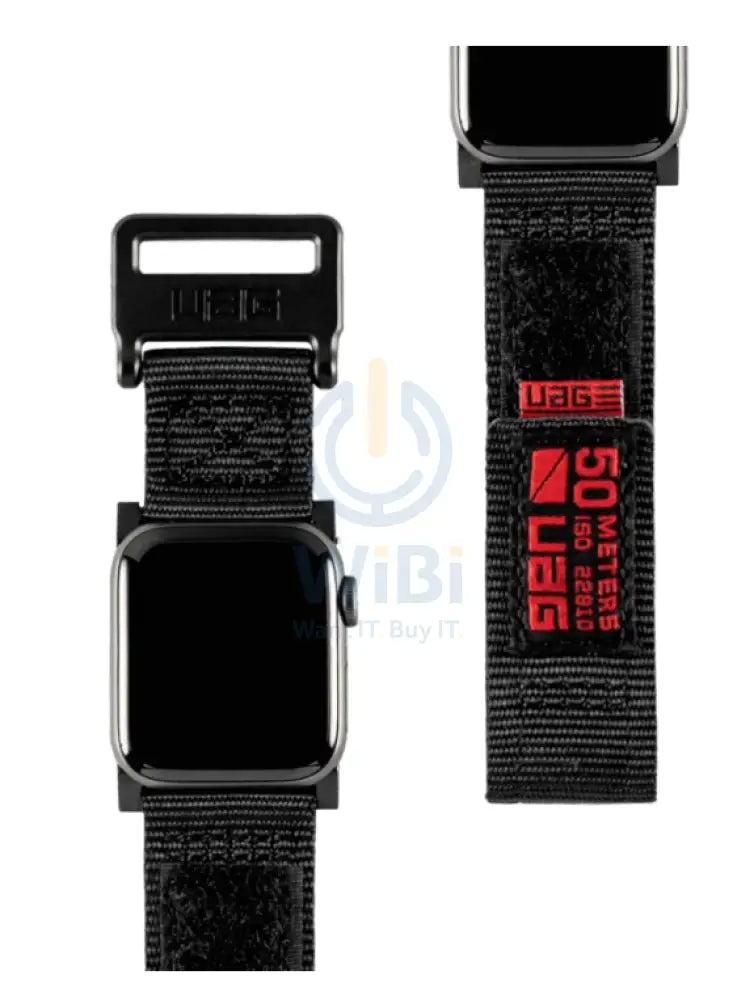 UAG Apple Watch 45mm/44mm/42mm/Ultra Active Strap - Black Accessories > Smart Watches