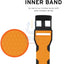 UAG Apple Watch 45mm/44mm/42mm/Ultra Civilian Strap - Black/Orange Accessories > Smart Watches > Offer Zone