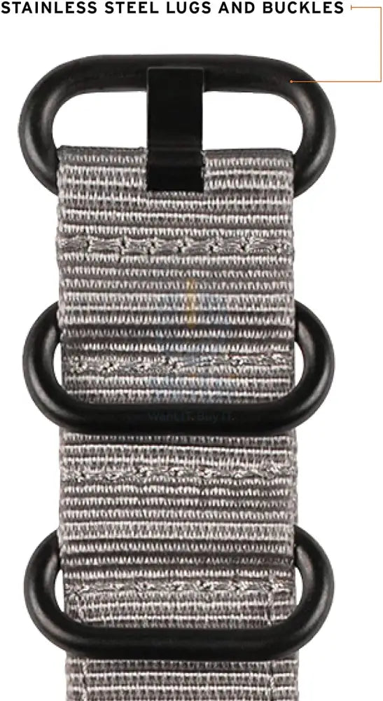 UAG Apple Watch 45mm/44mm/42mm/Ultra Nato Strap - Gray Accessories > Smart Watches > Straps