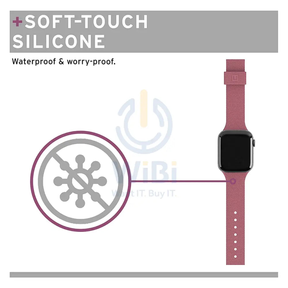 UAG DOT Silicone Strap - Apple Watch 42/44/45mm / Dusty Rose Accessories > Smart Watches > Straps