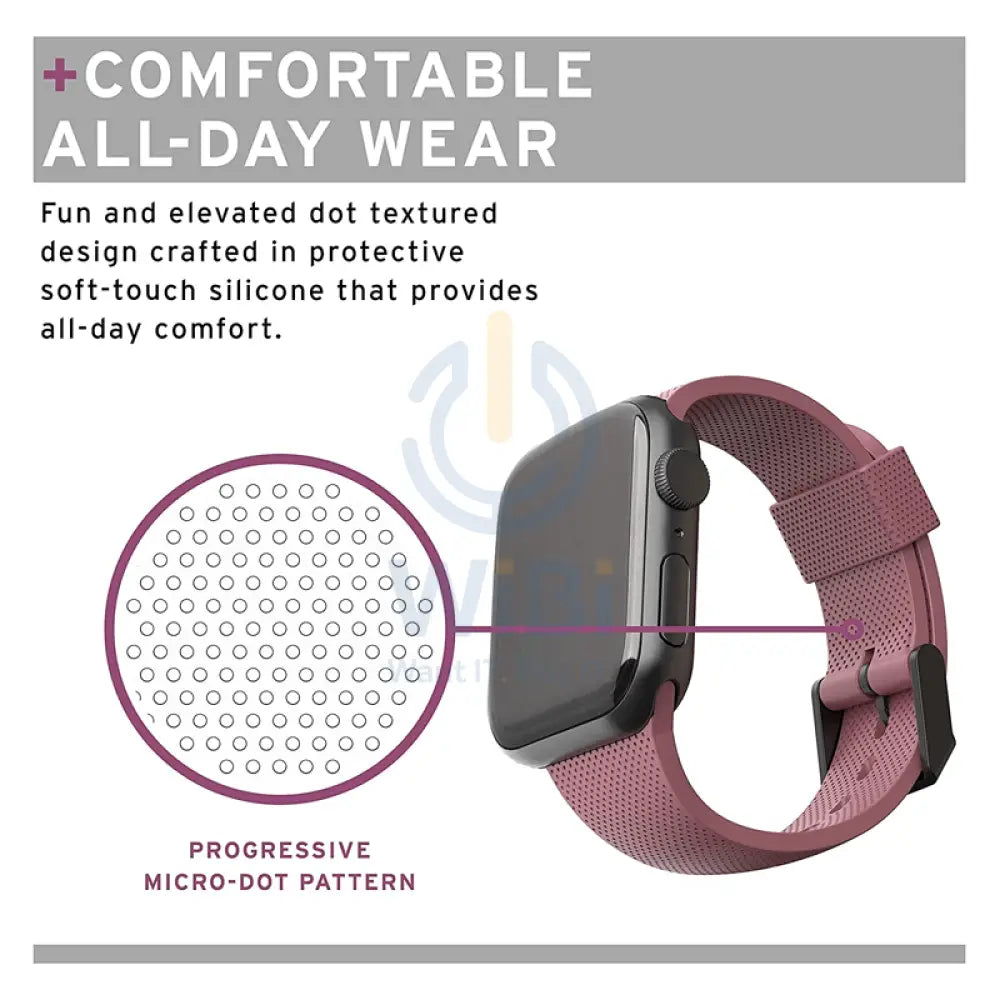 UAG DOT Silicone Strap - Apple Watch 42/44/45mm / Dusty Rose Accessories > Smart Watches > Straps