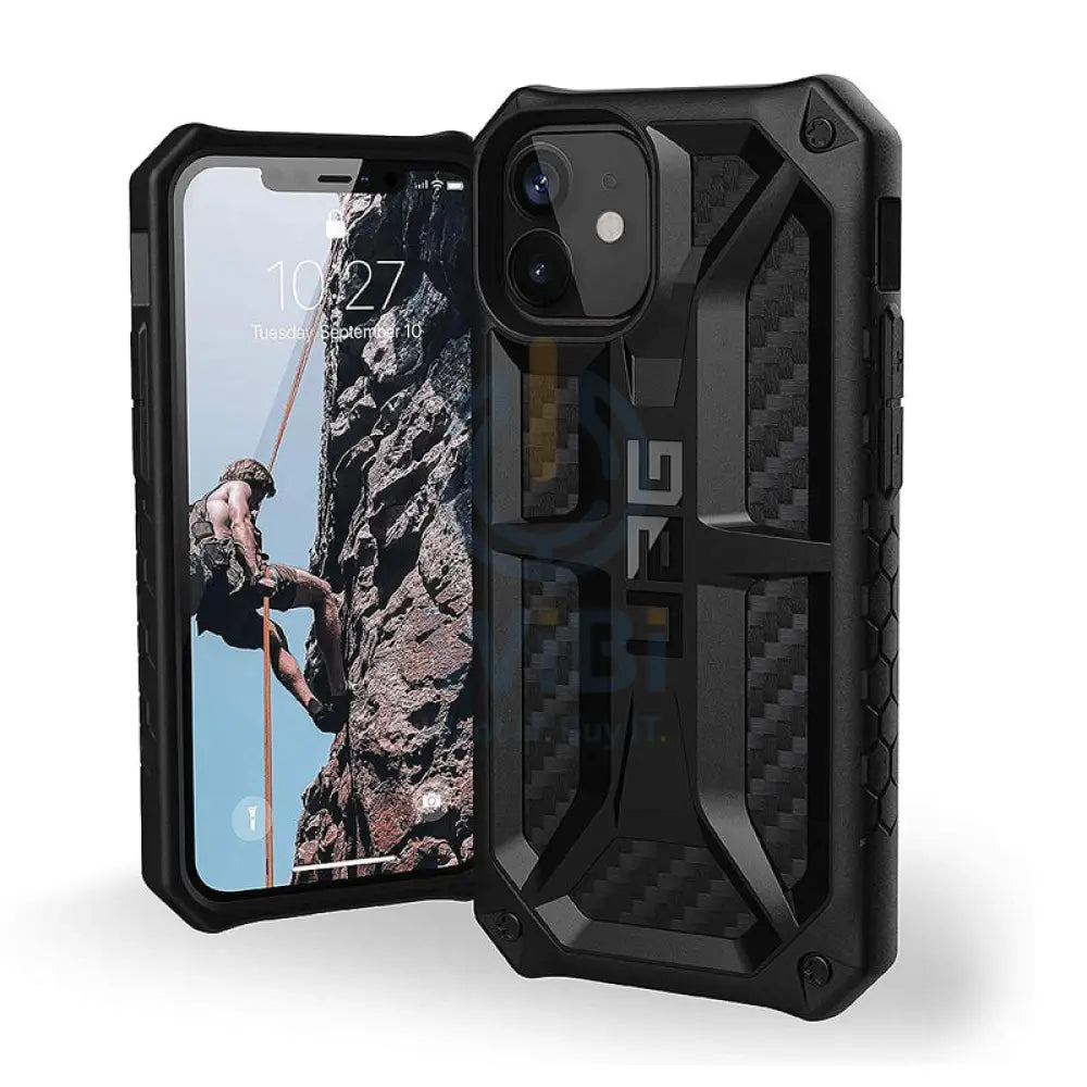 UAG iPhone 12 mini Monarch Case - Carbon Fiber Accessories > Mobiles & Tablets > Mobiles > Screen Protectors & Covers