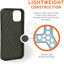 UAG iPhone 12 mini Outback Bio Case - Olive Accessories > Mobiles & Tablets > Mobiles > Screen Protectors & Covers