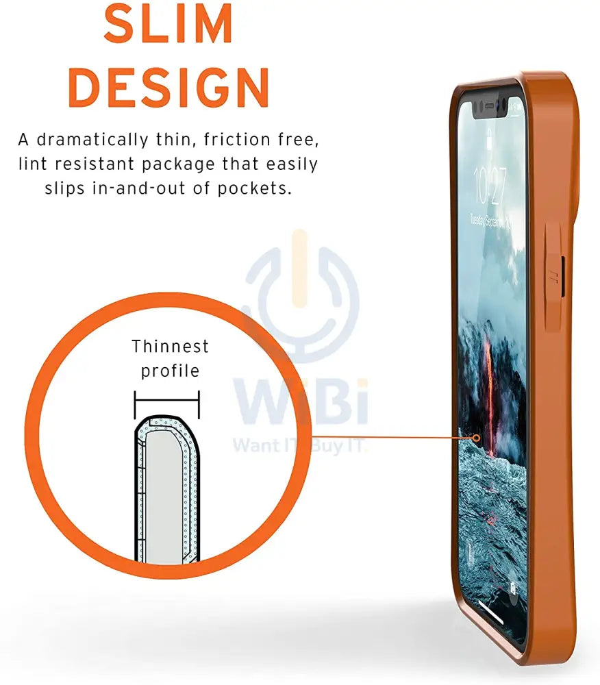 UAG iPhone 12 mini Outback Bio Case - Orange Accessories > Mobiles & Tablets > Mobiles > Screen Protectors & Covers