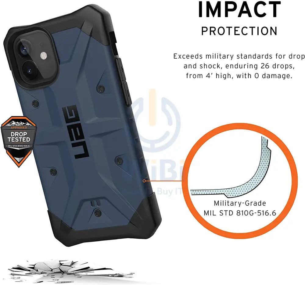 UAG iPhone 12 mini Pathfinder Case - Mallard Accessories > Mobiles & Tablets > Mobiles > Screen Protectors & Covers