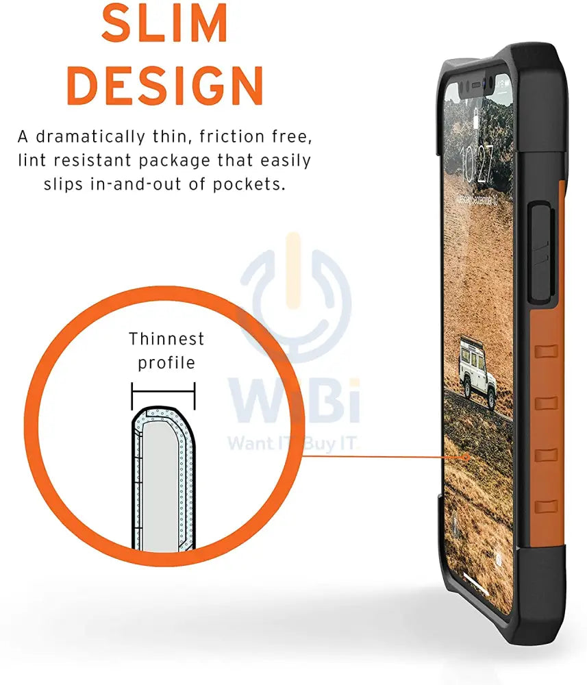 UAG iPhone 12 mini Pathfinder Case - Orange Accessories > Mobiles & Tablets > Mobiles > Screen Protectors & Covers