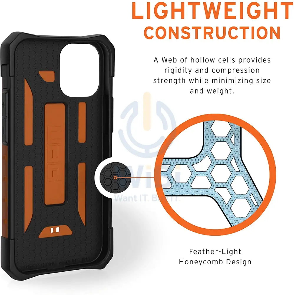 UAG iPhone 12 mini Pathfinder Case - Orange Accessories > Mobiles & Tablets > Mobiles > Screen Protectors & Covers
