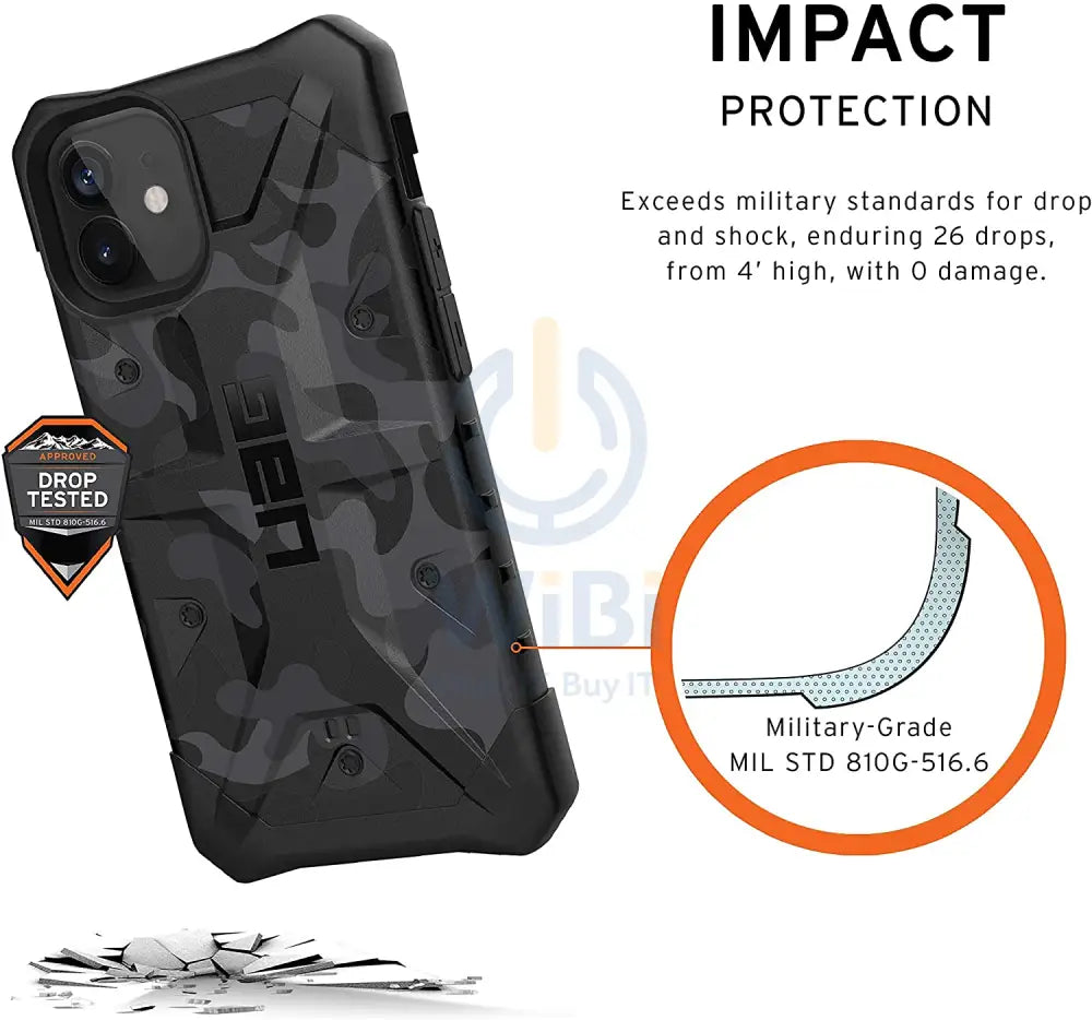 UAG iPhone 12 mini Pathfinder SE Camo Case - Midnight Camo Accessories > Mobiles & Tablets > Mobiles > Screen