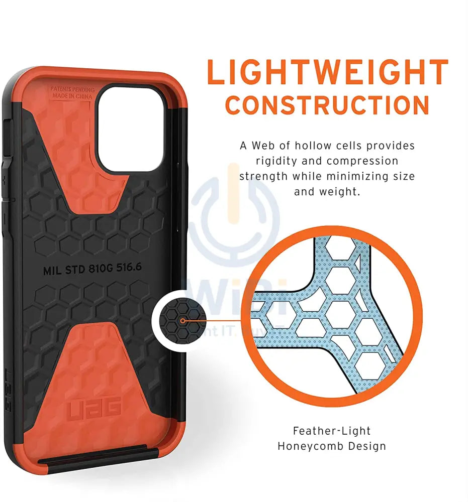 UAG iPhone 12 / iPhone 12 Pro Civilian Case - Olive Accessories > Mobiles & Tablets > Mobiles > Screen Protectors &