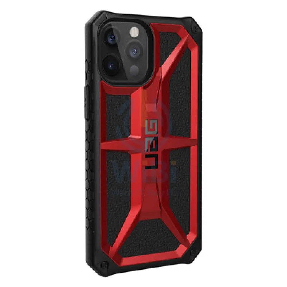 UAG iPhone 12 Pro Max Monarch Case - Crimson Accessories > Mobiles & Tablets > Mobiles > Screen Protectors & Covers