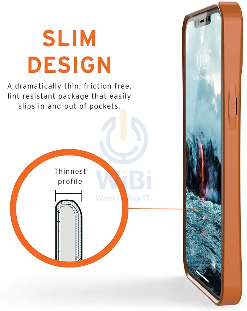 UAG iPhone 12 Pro Max Outback Bio Case - Orange Accessories > Mobiles & Tablets > Mobiles > Screen Protectors & Covers