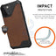 UAG iPhone 12 / iPhone 12 Pro Metropolis LT LTHR ARMR Case - Brown Leather Accessories > Mobiles & Tablets > Mobiles >