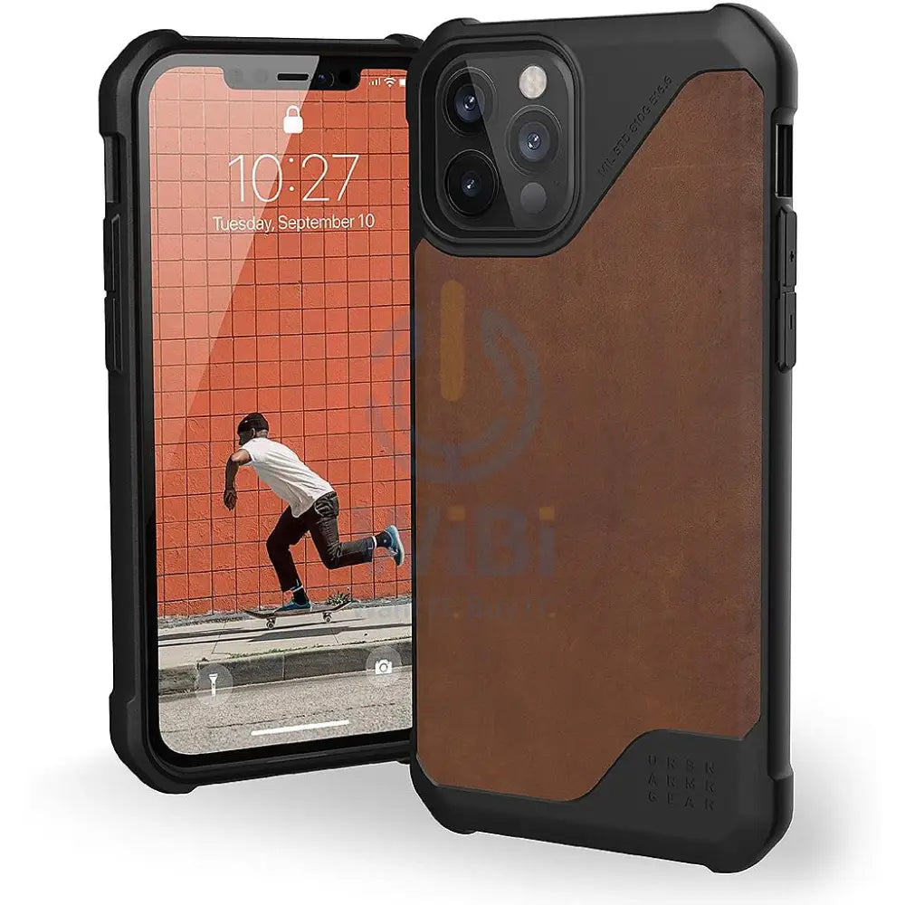 UAG iPhone 12 / iPhone 12 Pro Metropolis LT LTHR ARMR Case - Brown Leather Accessories > Mobiles & Tablets > Mobiles >