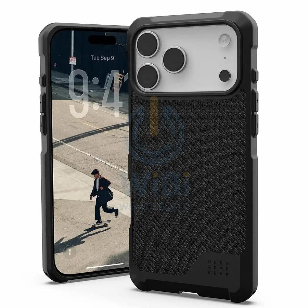 UAG iPhone 17 Pro Max Metropolis LT Magsafe Case - Kevlar Black Accessories > Mobiles & Tablets > Mobiles > Covers &