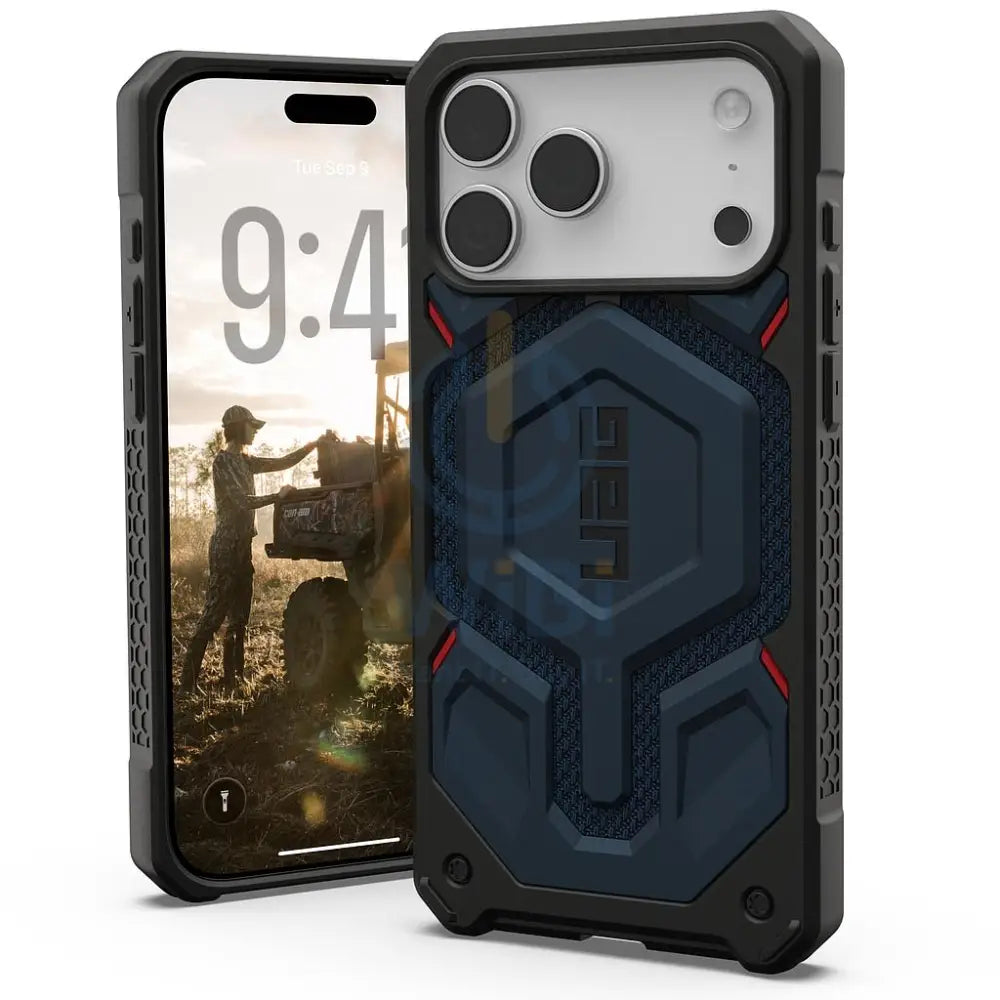 UAG iPhone 17 Pro Max Monarch Pro Kevlar Magsafe Case - Kevlar Black Accessories > Mobiles & Tablets > Mobiles > Covers