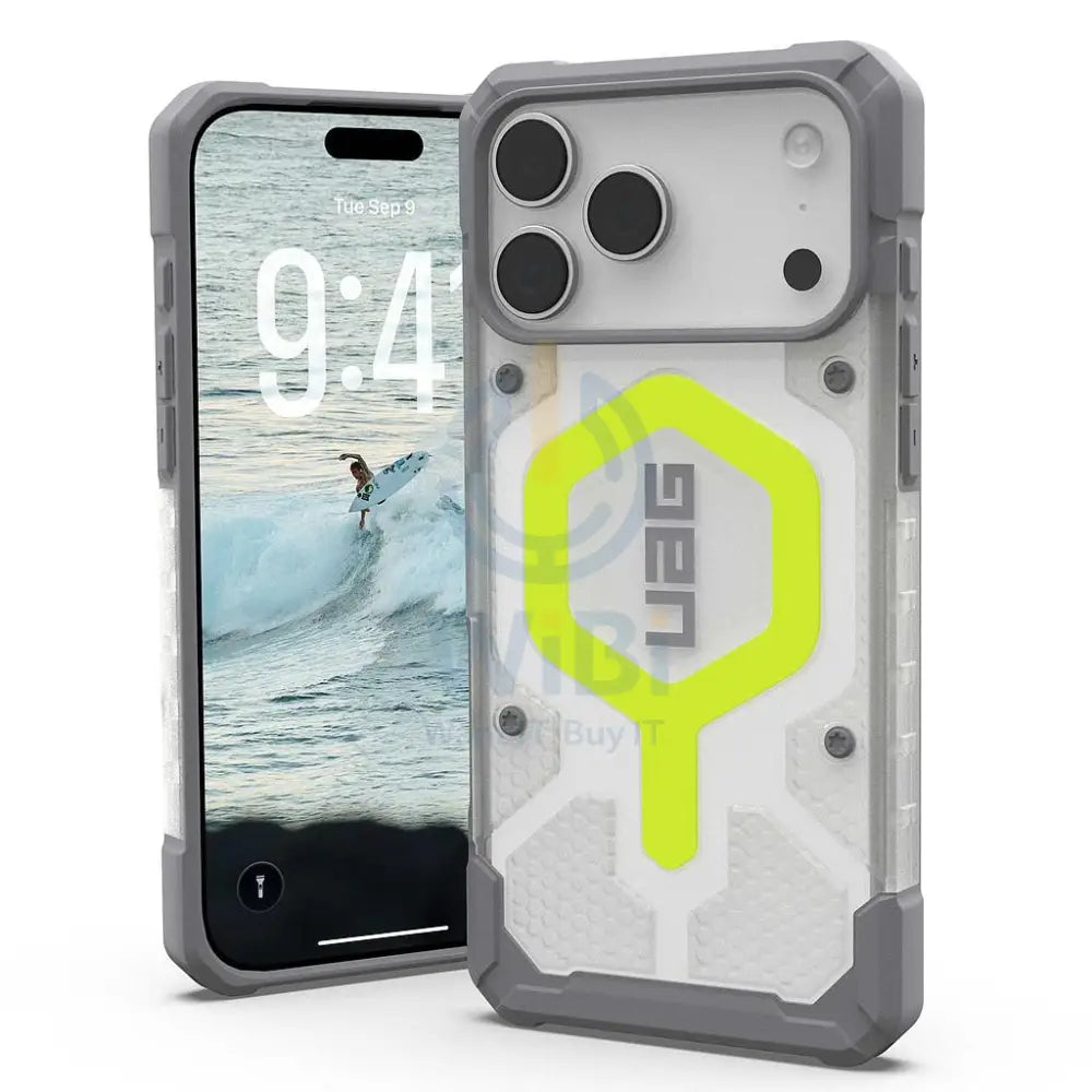 UAG iPhone 17 Pro Max Pathfinder Clear Magsafe Case - Active Neon (Glow Accessories > Mobiles & Tablets > Mobiles >