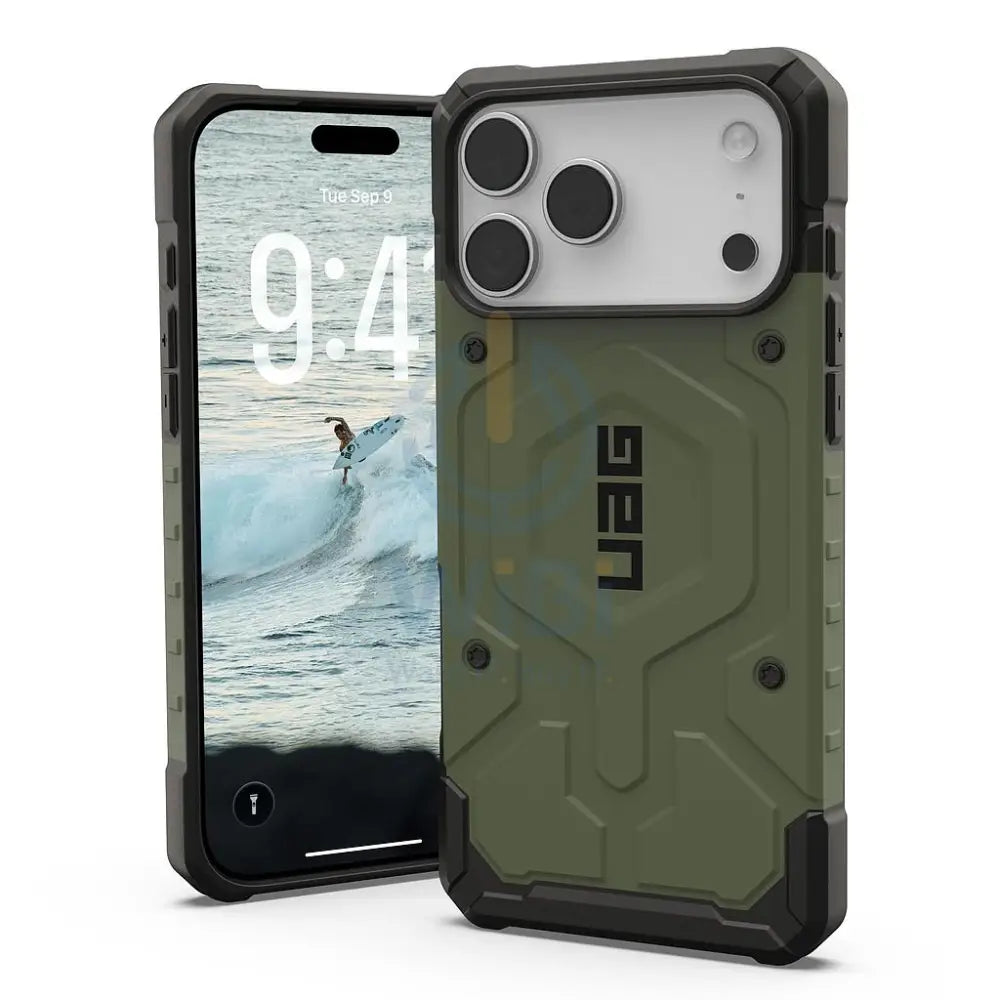 UAG iPhone 17 Pro Max Pathfinder Magsafe Case - Olive Accessories > Mobiles & Tablets > Mobiles > Covers & Cases