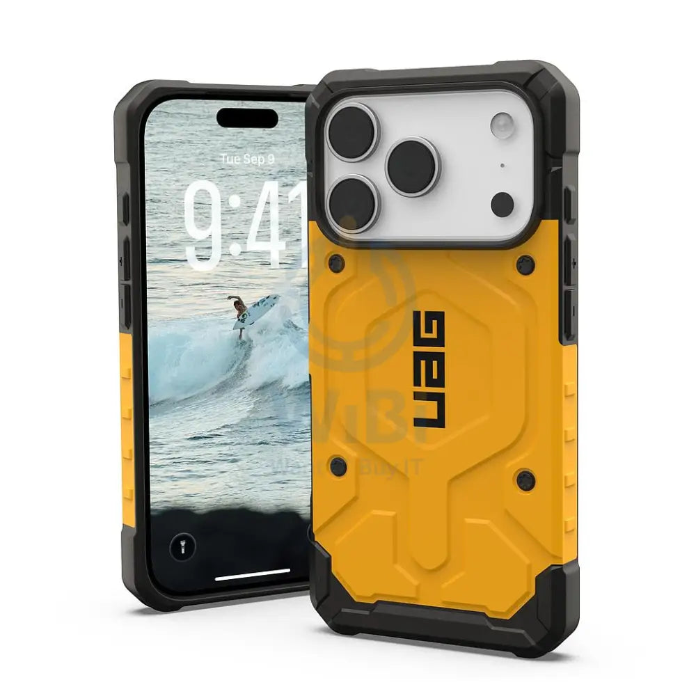 UAG iPhone 17 Pro Pathfinder Magsafe Case - Heritage Yellow Accessories > Mobiles & Tablets > Mobiles > Covers & Cases