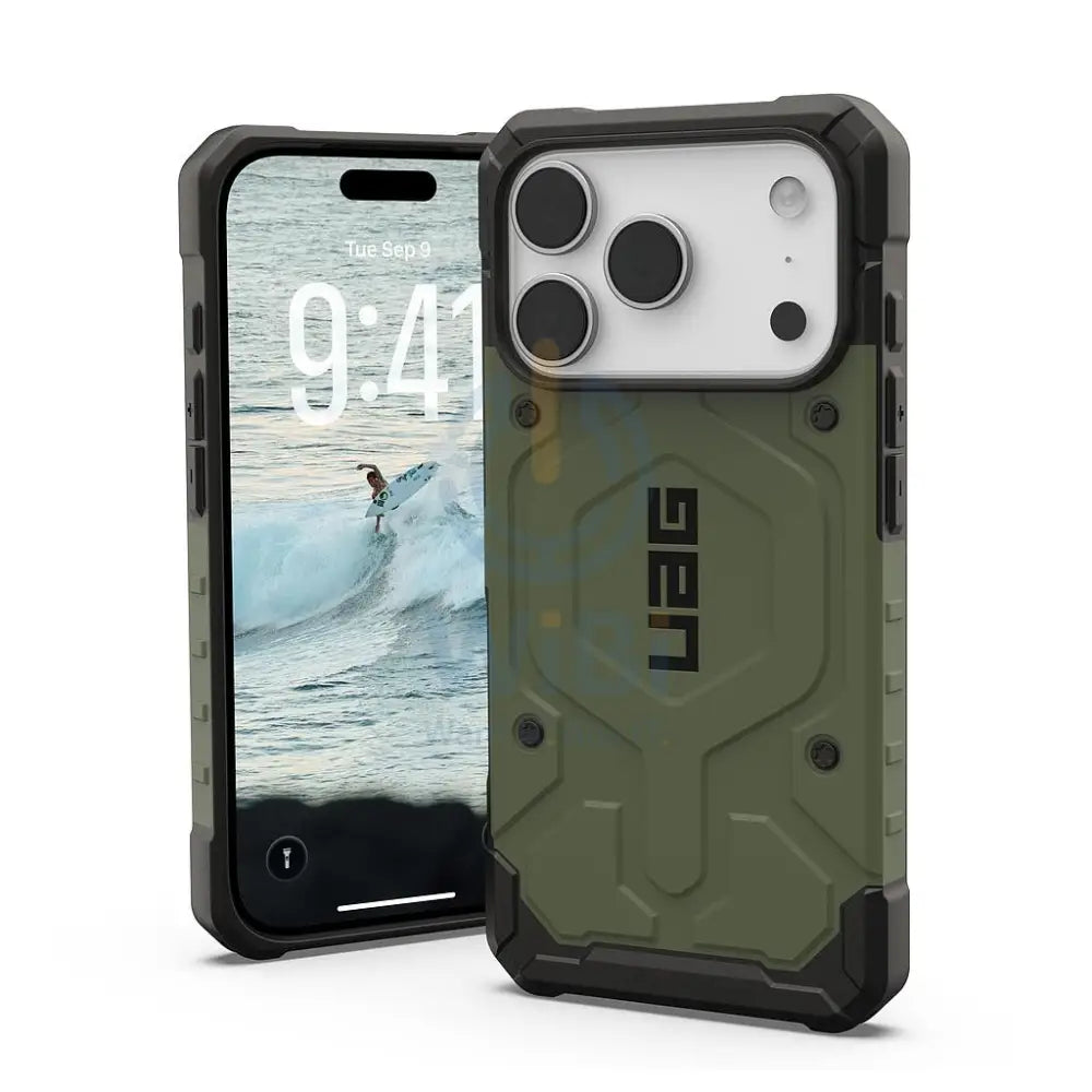 UAG iPhone 17 Pro Pathfinder Magsafe Case - Olive Accessories > Mobiles & Tablets > Mobiles > Covers & Cases
