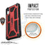 UAG iPhone XR Monarch Case - Crimson/Black Leather Accessories > Mobiles & Tablets > Mobiles > Screen Protectors &
