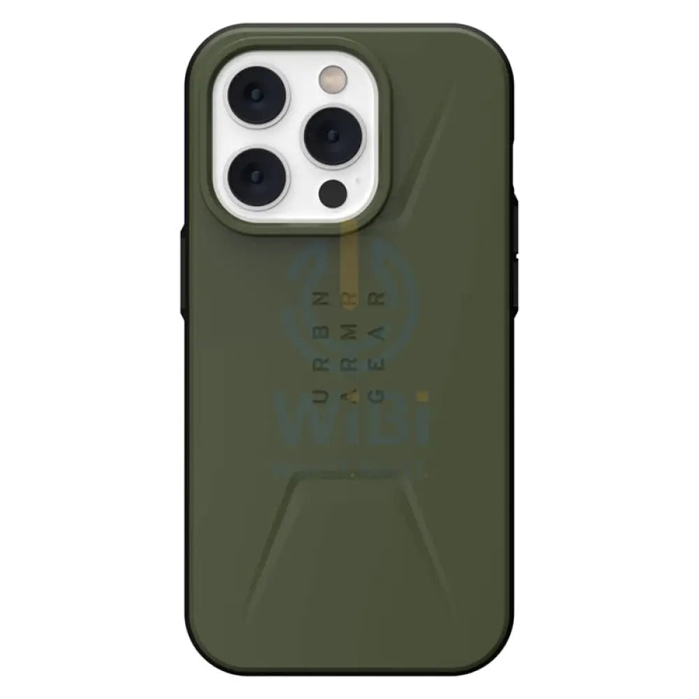 يو ايه جي ماج سيف  حافظة  ايفون  برو  زيتوني أخضر