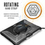 UAG Microsoft Surface Go 1/2/3 Plasma Case with Grip and Shoulder Strap - Ice Accessories > Mobiles & Tablets > Tablets