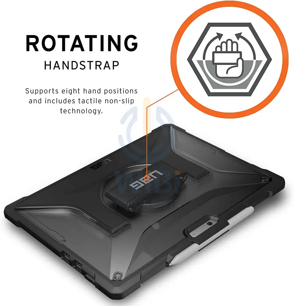 UAG Microsoft Surface Pro X Plasma Case With Handstrap & Shoulder Strap - Black Accessories > Other Laptop Accessories