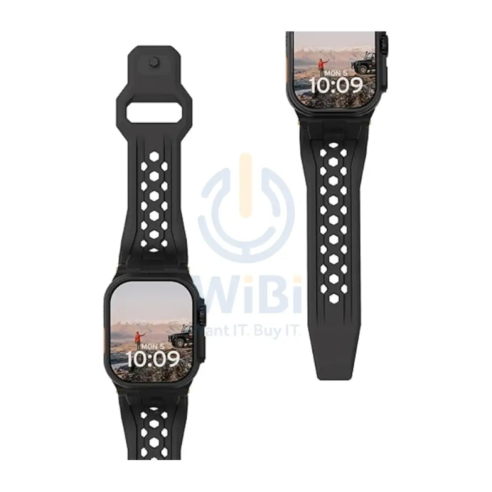 UAG Monarch Strap for Apple Watch 49/45/44/42mm - Black Accessories > Smart Watches > Straps