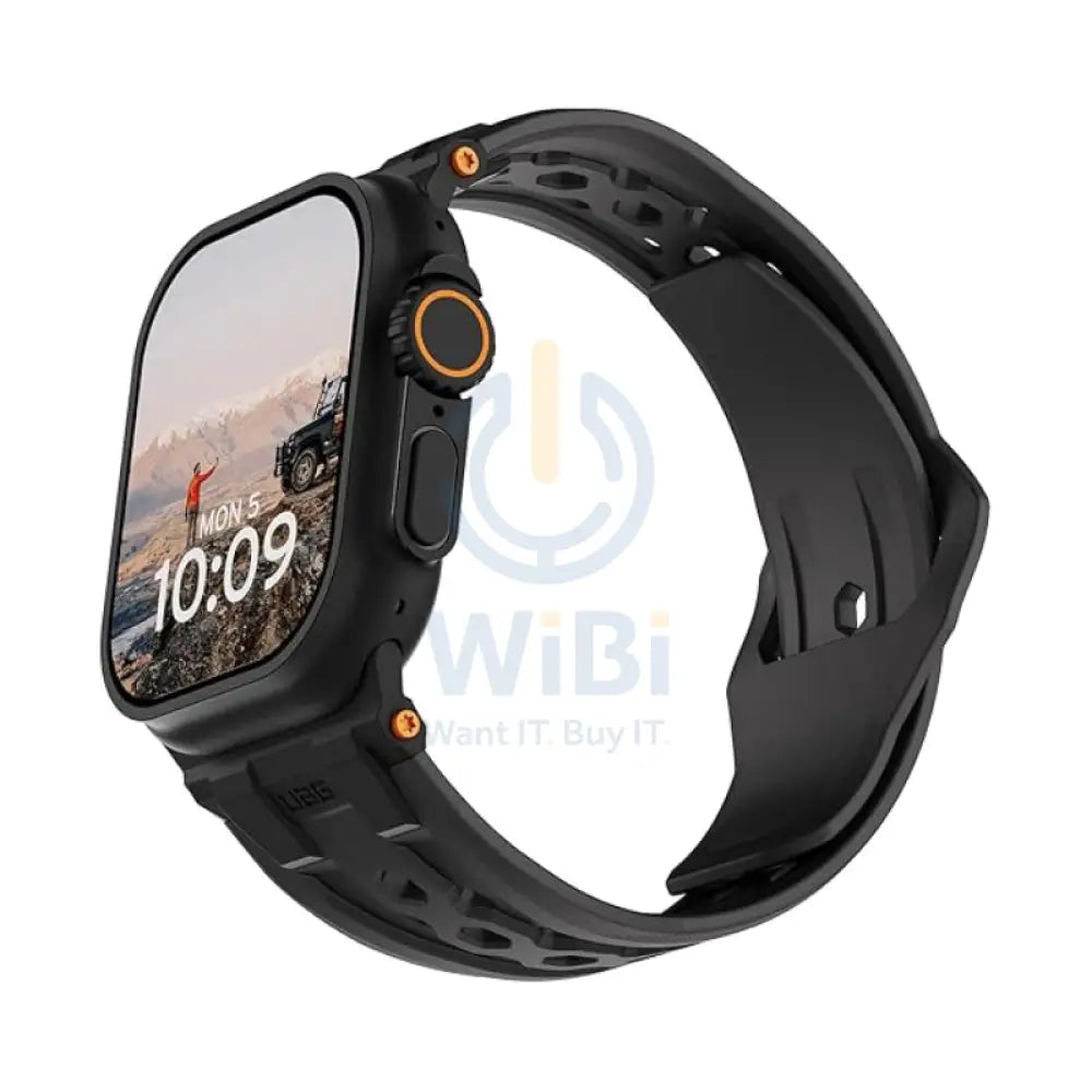 UAG Monarch Strap for Apple Watch 49/45/44/42mm - Black Accessories > Smart Watches > Straps