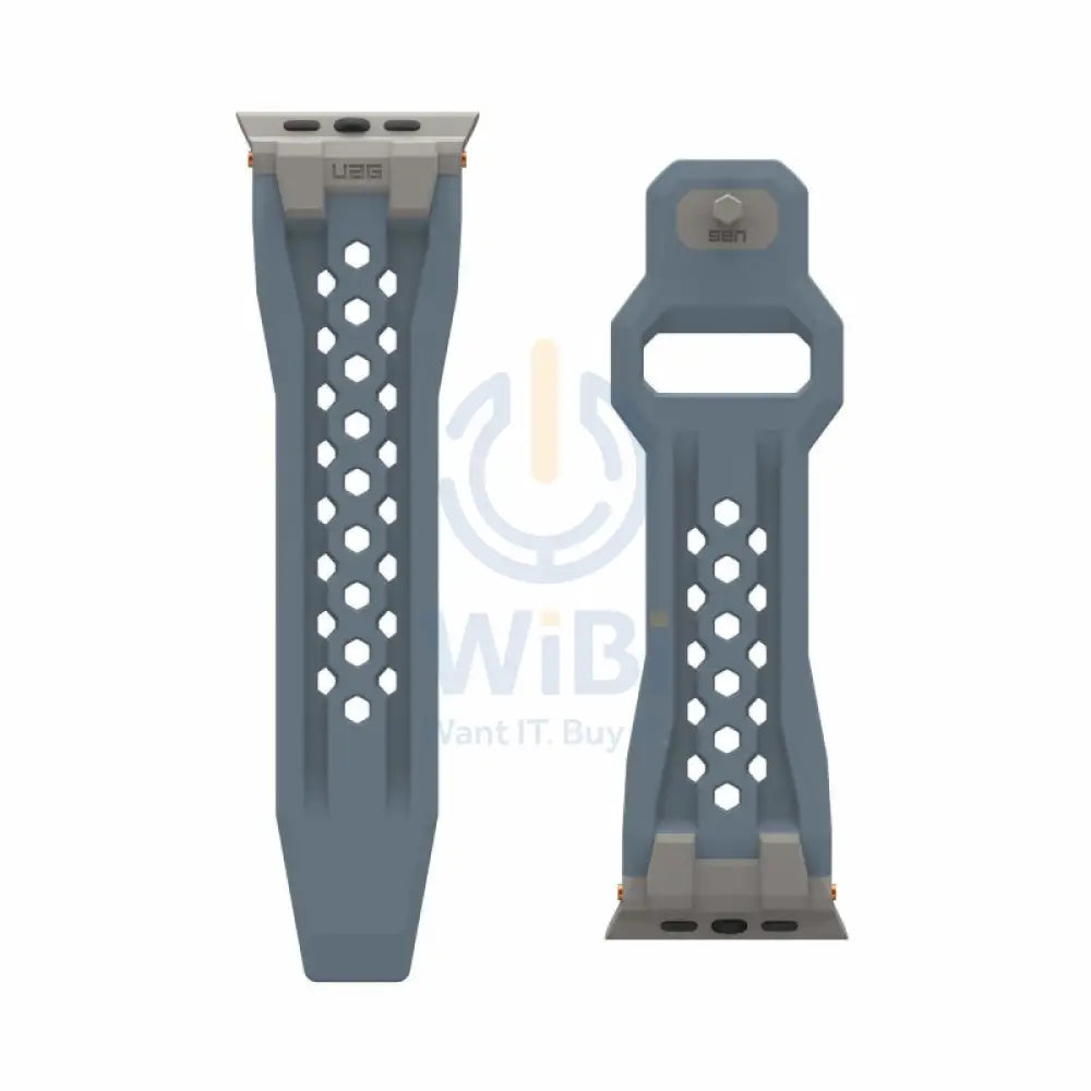 UAG Monarch Strap for Apple Watch 49/45/44/42mm - Cloud Blue/Titanium Accessories > Smart Watches > Straps